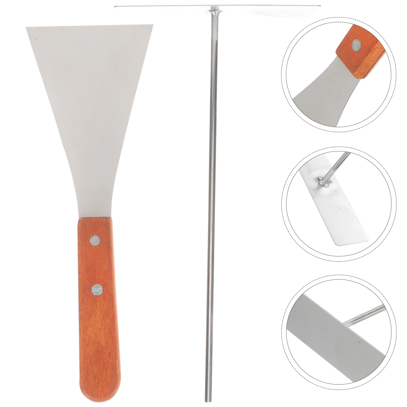 

Pancake Tool Set Crepe Spreader Stainless Steel Shovel Professional Kit Making Decorative Tools Kitchen Gadgets For Breakfast