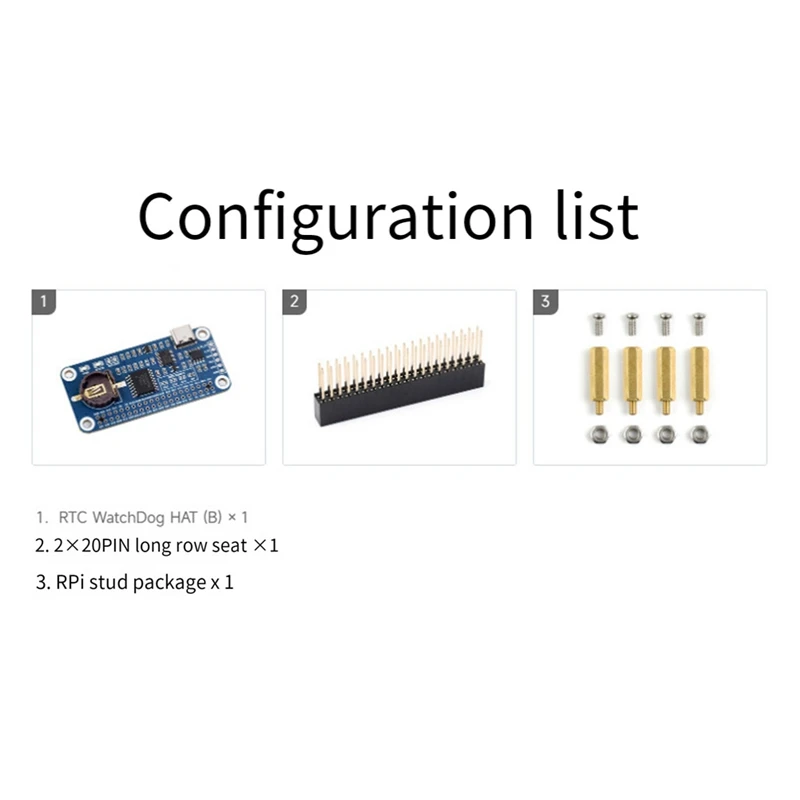 For Raspberry Pi RTC Watchdog HAT(B) Expansion Board Real Time Clock Onboard DS3231SN RTC Chip Kits For Jetson Nano