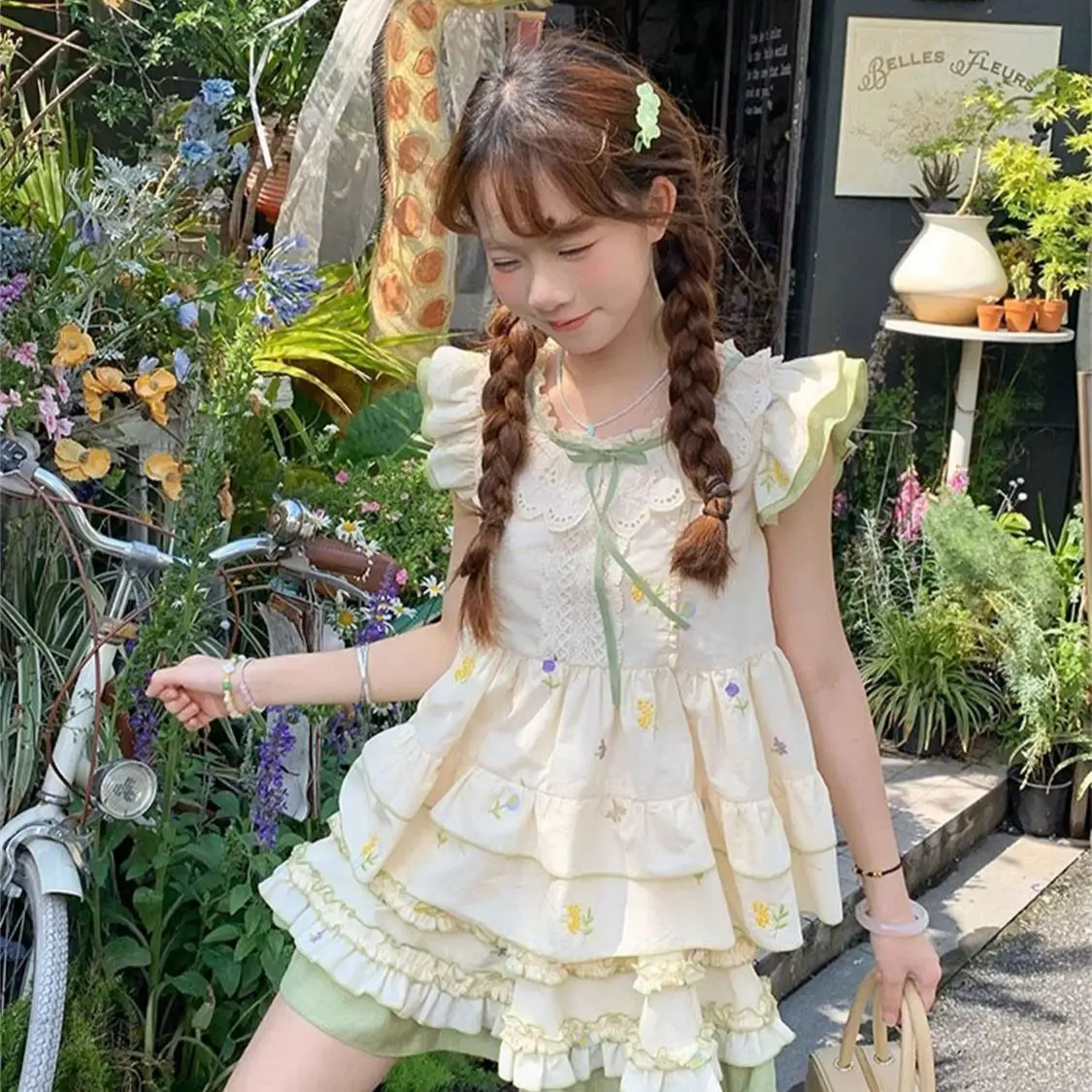 

Y2k Japanese Style Bow Kawaii 2 Piece Skirt Sets 2000s Slim Sweet Camis + Mini Skirts Harajuku Vintage Print Summer Women Suits