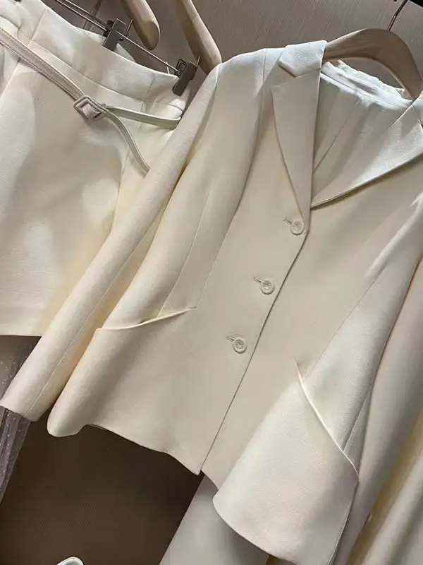 

Ele Tailored Heavy Work Long Sve Slim Fit на одной пуговице, Новое весеннее поступление, женская модная верхняя одежда с воротником Jaet