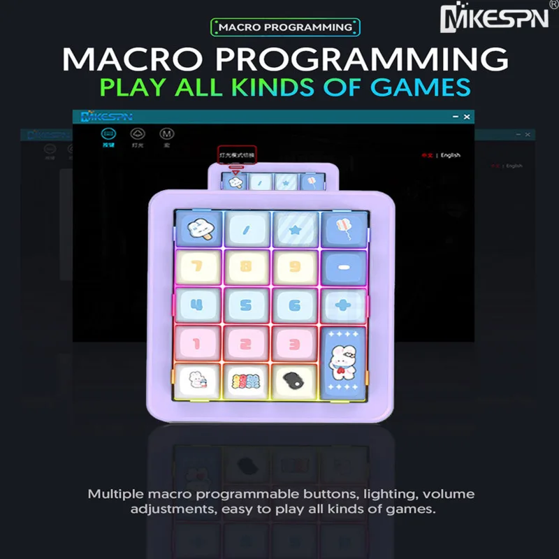 Imagem -04 - Teclado Mecânico com Retroiluminação Rgb Alumínio 19 Chaves Programável com Fio para Desktop Laptop