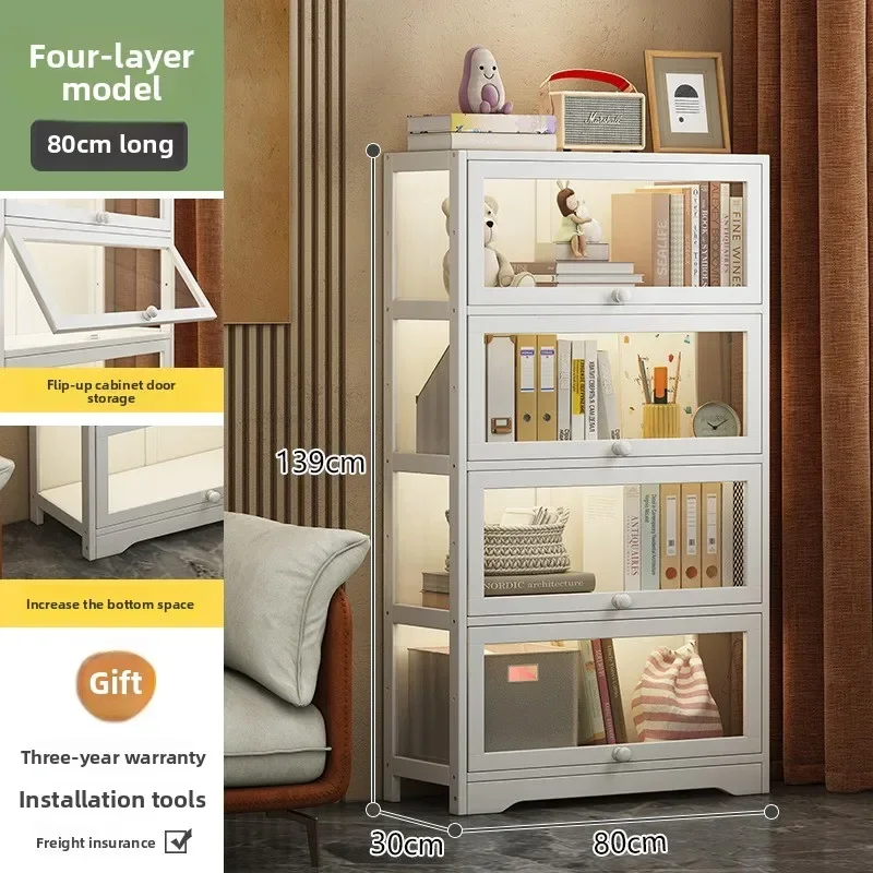 Household Goods Figure Transparent Acrylic Storage Box Display Cabinet  POP MART Non-glass Ornament Shelf Display Cabinet