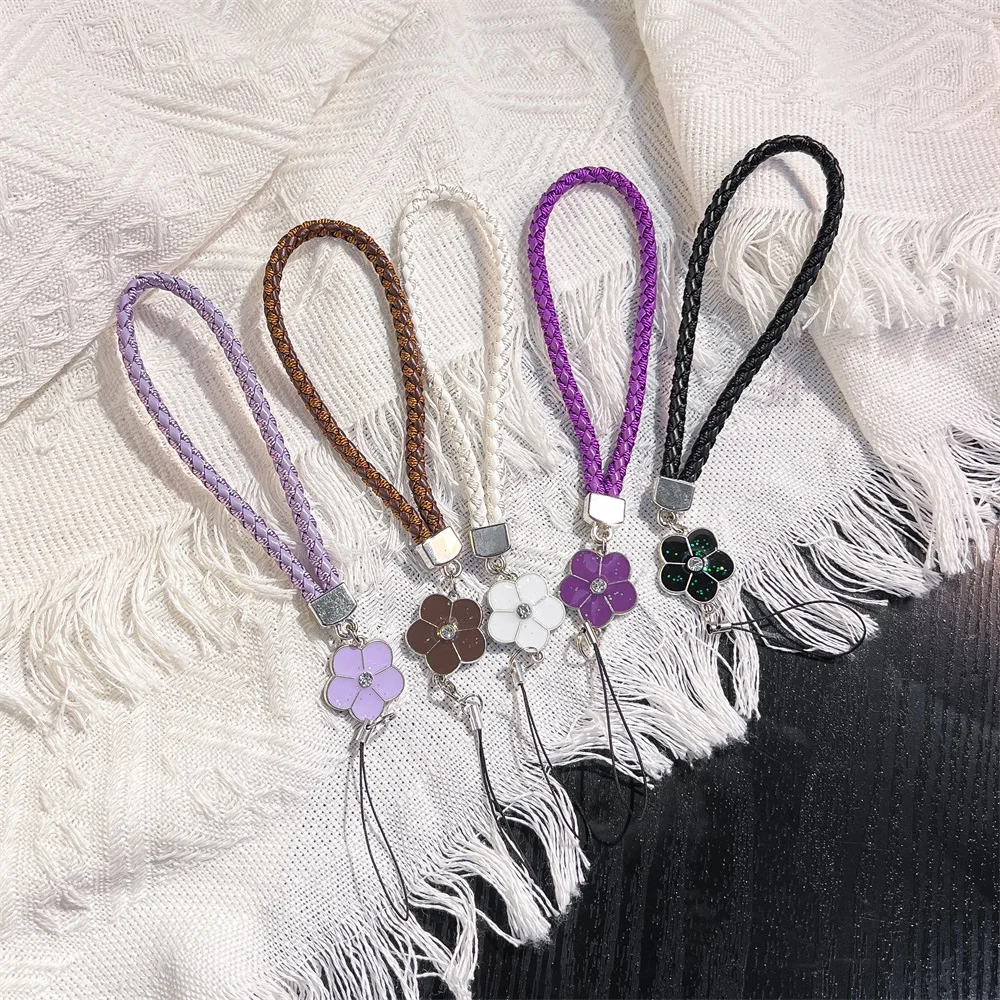 

Universal Small Flower Phone Strap Phone Wrist Strap for USB ID Card Keychain for IPhone Huawei Samsung Xiaomi Phone Accessories