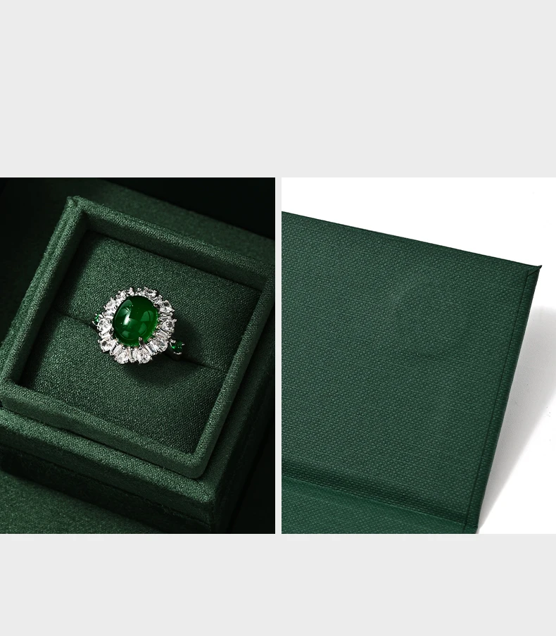 Oirlv Ring Box Ingeniously Designed with a Specialized Slot for Secure Jewelry Placement Boasting a Sophisticated Structure Gift
