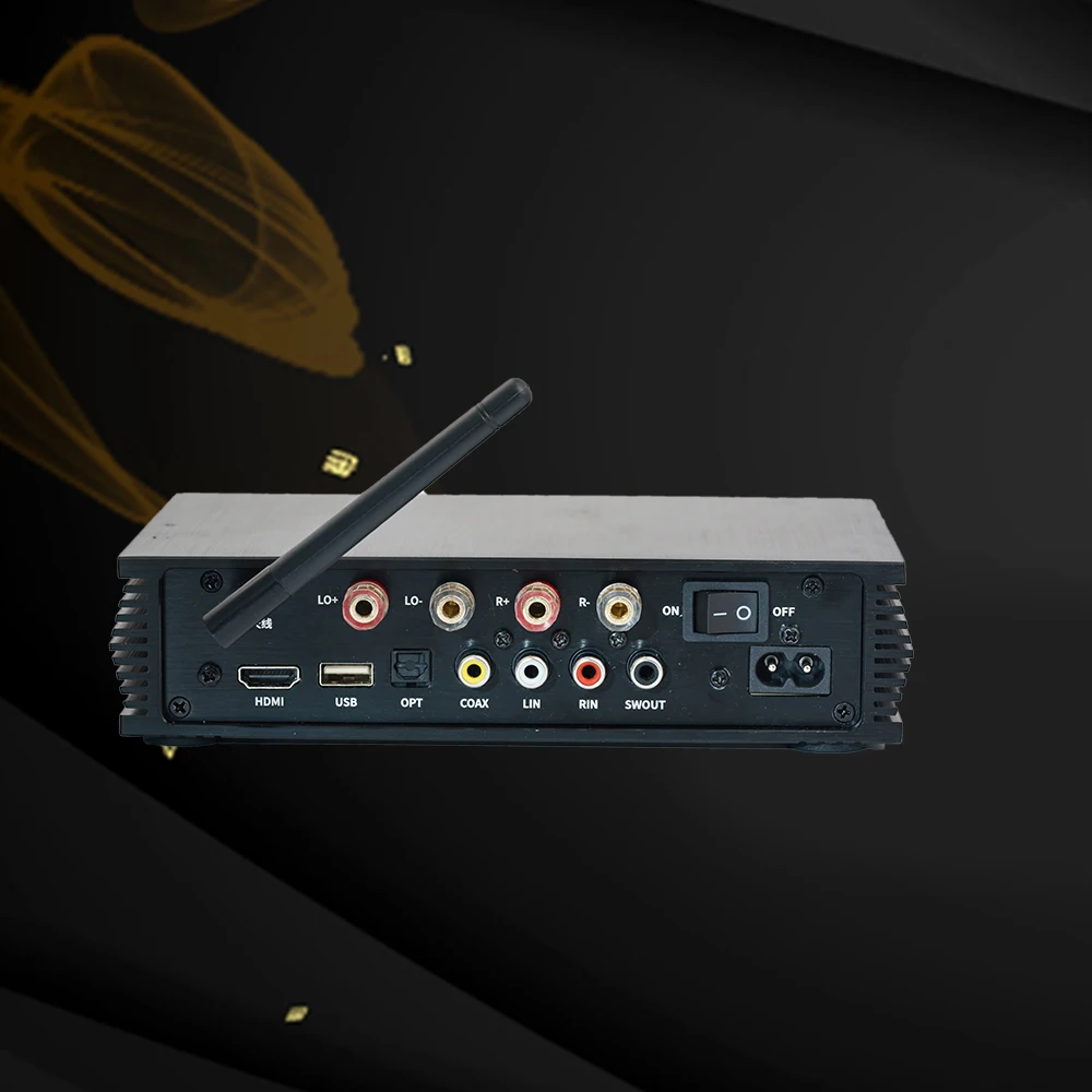 Samtronic 200W Dual Channel B Stereo Audio Amplifier Receiver, with  Bass & Treble Control, Wide Compatibility  Subwoofer Output