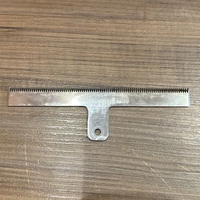 5Pcs Vertical Packing Machine Tooth Cutting Blade T Shape HSS For Horizontal Sealing Machine L:180mm Customize 15days