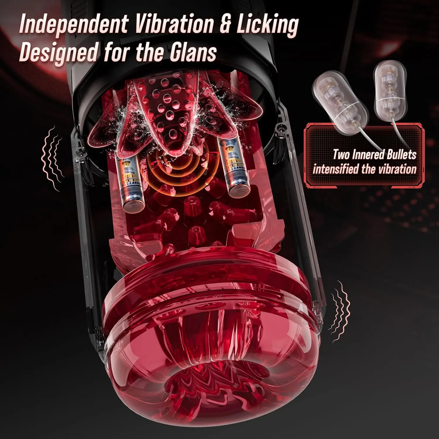 Automatic Male Masturbator Stroker with 7 Sucking Thrusting Rotating Licking Adult Pocket Pussy Mens Sex Toy Blowjob Sex Machine view 5