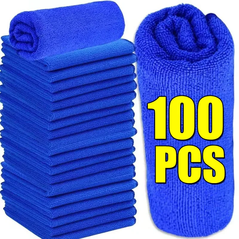 

Microfiber Cleaning Cloths Lint Free Microfiber Cleaning Towel Cloths Reusable Cleaning Towels w/ Super Absorbent for Car Window