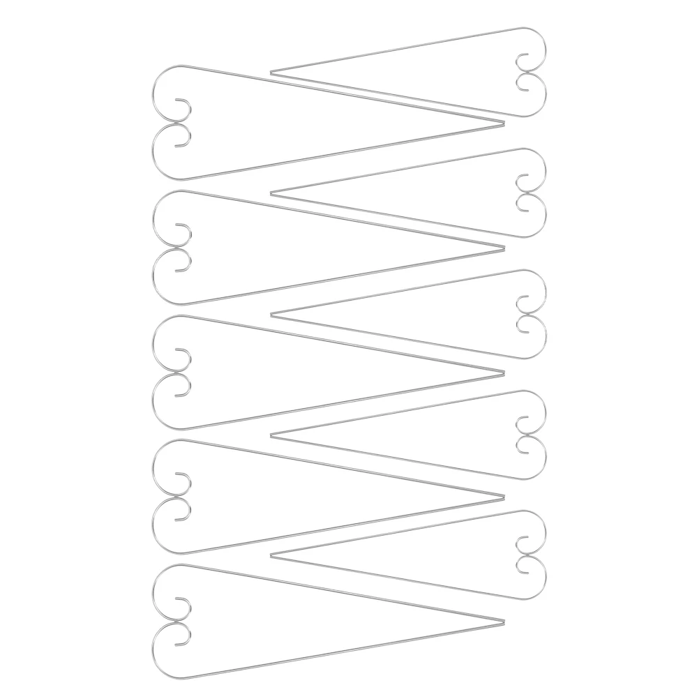 

20pcs Garden Flower Hooks Shepherd Sticks Metal Durable Weather Resistant Decorative Yard Signs Stake Hangers Landscaping