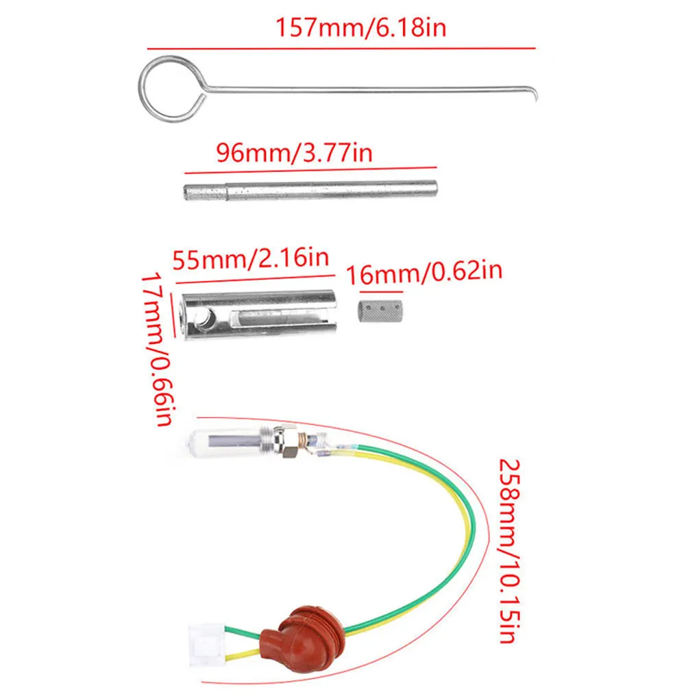 Прочная свеча зажигания для автомобиля - изготовлена из материалов для надежного зажигания Прочная и практичная свеча зажигания для мотоцикла 12 В-2 кВт