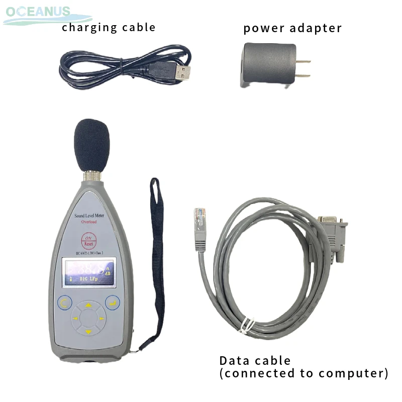 OC-5636-4 Digital  Class2 Sound Level Meter  30-130dB with Data Logger in Factory Noise Investigations