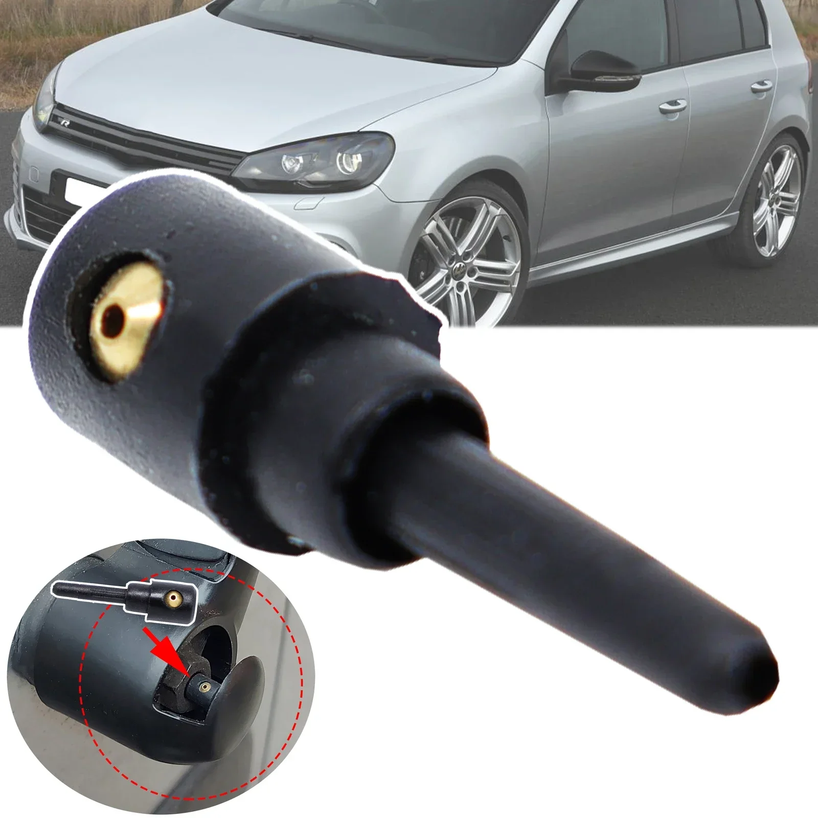 

Rear Windshield Washer Jet Wiper Nozzle For VW Golf 4 5 6 1998 2000 2001 2002 2004 2005 2006 2007 2008 2009 2010 2011 2012 2013