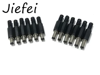 100 Uds. De 5,5x2,5mm o 5,5x2,1mm de longitud del conector macho del enchufe de alimentación de CC 9mm o 14mm