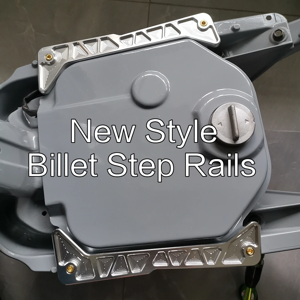 Billet Step Scooter Motorcycle Modified Parts Rails Honda Ruckus Zoomer Af58 NPS50 Lusso Aluminum Alloy CNC