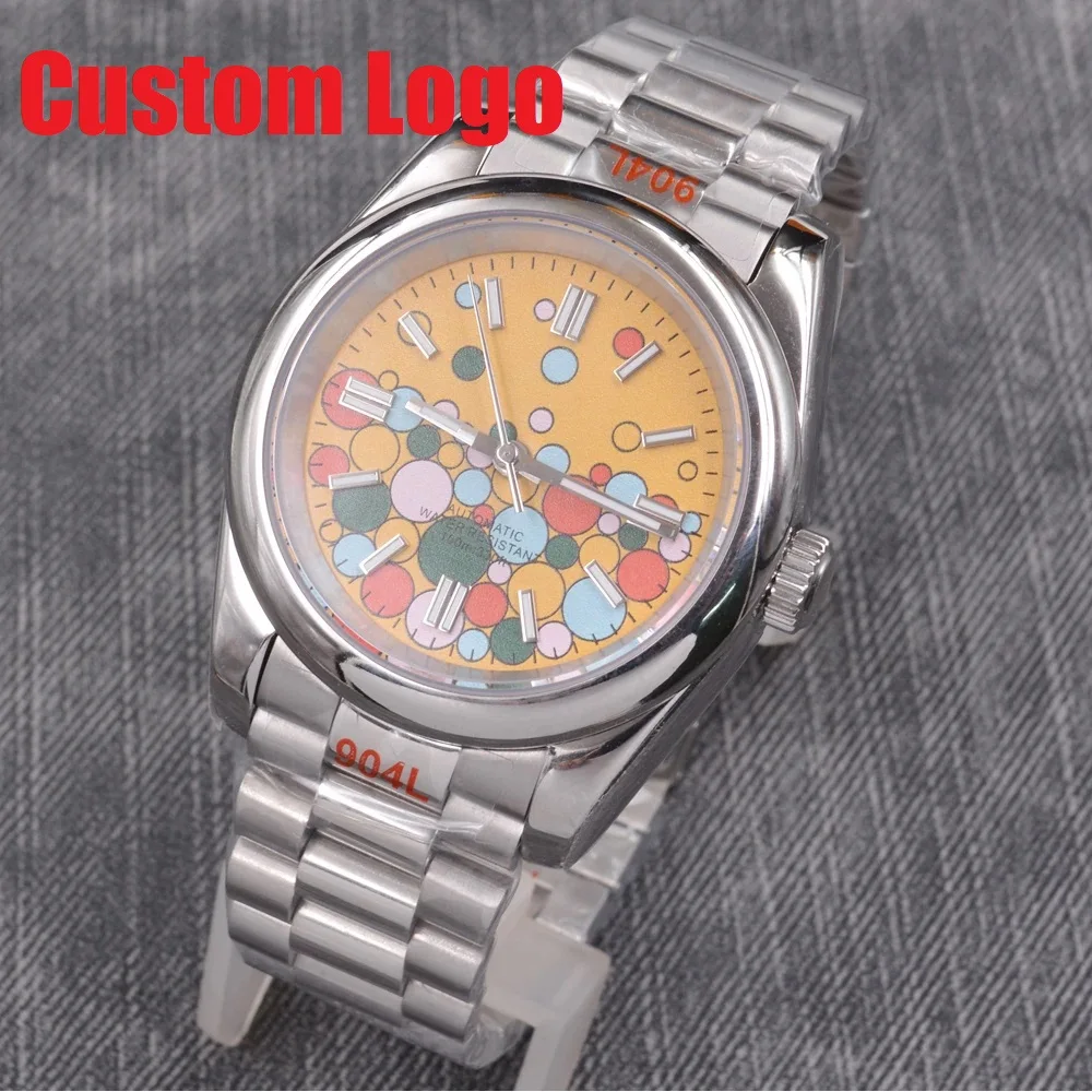 

36mm/39mm Automatic NH35 movement watch Sterile Dial stainless steel case Sapphire glass Luminous watch