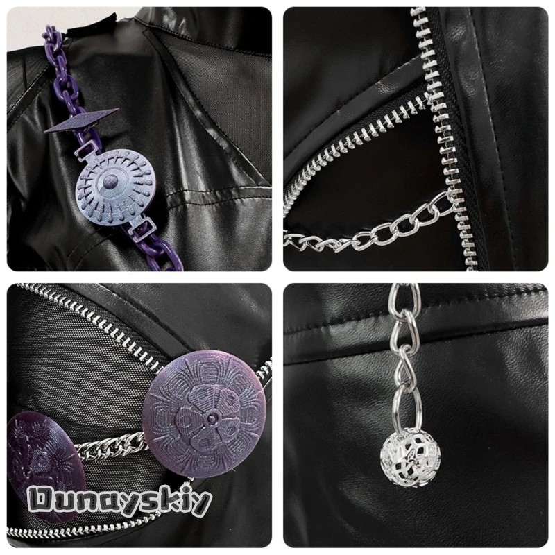 韓国アイドル Kpop デーモン ハントリックス ゾイ コスプレ セクシー プパンク ジャンプスーツ ブラック バトル ニンジャ {BankaiMode}ハロウィン パーティー コスチューム