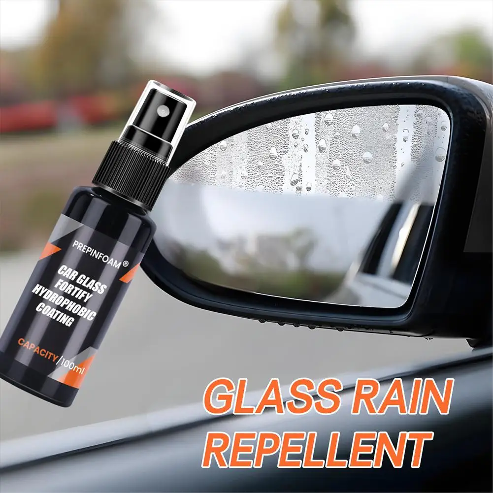 Car Glass Rain Repellent Spray Anti Rain Coating For Car Glass Hydrophobic Anti-rain Car Liquid Windshield Mirror Water Rep B3C9