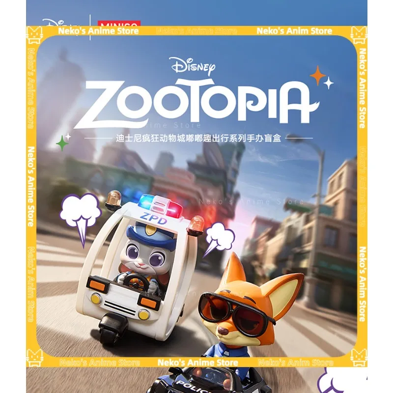 

В наличии, оригинальная Miniso Disney Zootopia Dodo, забавная серия для путешествий, ручная глухая коробка, орнамент, подарок, кукла Джуди Ника, подарок на день рождения, игрушка