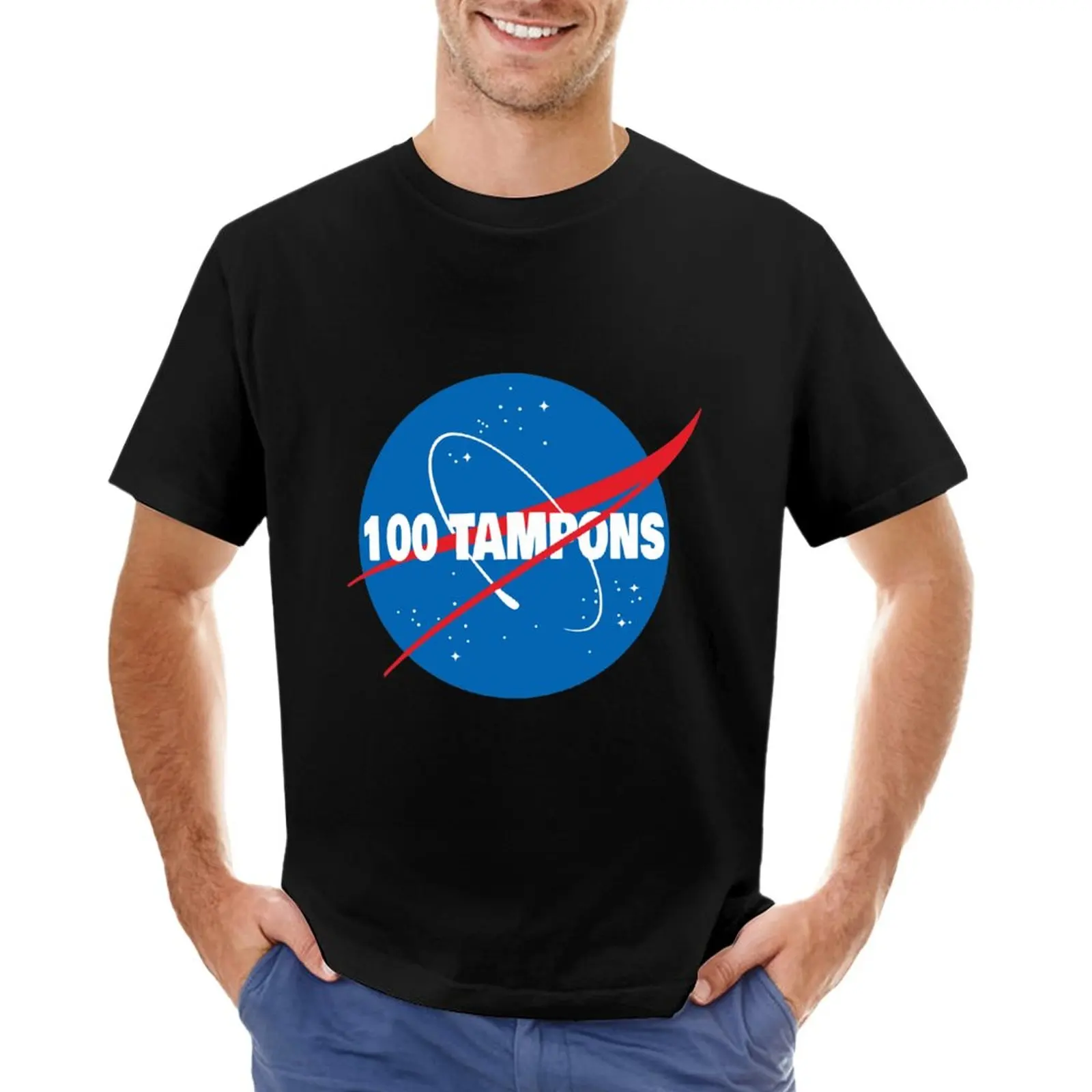 

100 Tampons T-Shirt quick-drying t-shirt shirts graphic tees plus size tops black t shirts for men