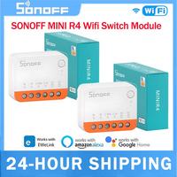 SONOFF MINI R4 Wifi Switch Module Wi-Fi 2 Way Switch Smart Home Module Wi-Fi Relay Voice Remote Control Alexa Google Home Alice