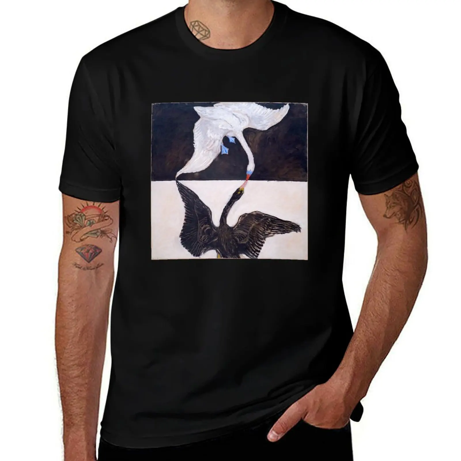 The Swan No. 1 Group IX SUW - Hilma af Klint T-Shirt Fashion Casual Short Sleeve Top T-Shirt