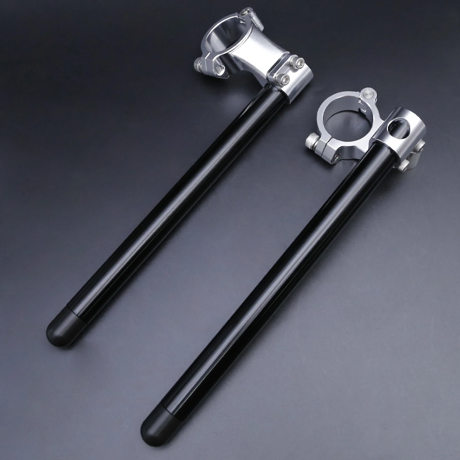 

37 41 43 45 48 50 51mm Motorcycle Handlebar 1.5" Inch Rised Riser Clipon Clip On Clip-ons Fork Handle Bar Clamp Accessories
