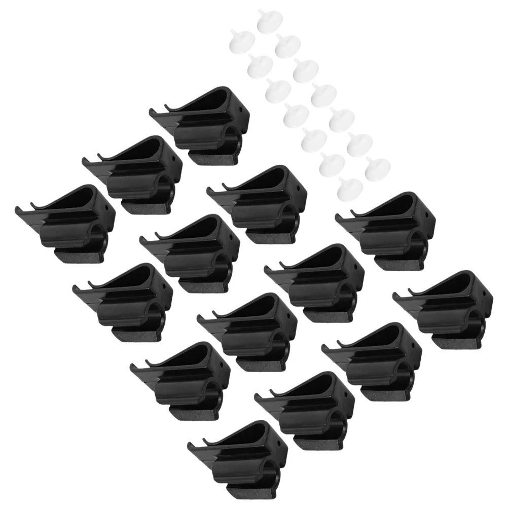 14 Pcs Golf Ball Holder Stand Putter Clip for Bag Clamp Accessories Holders Black