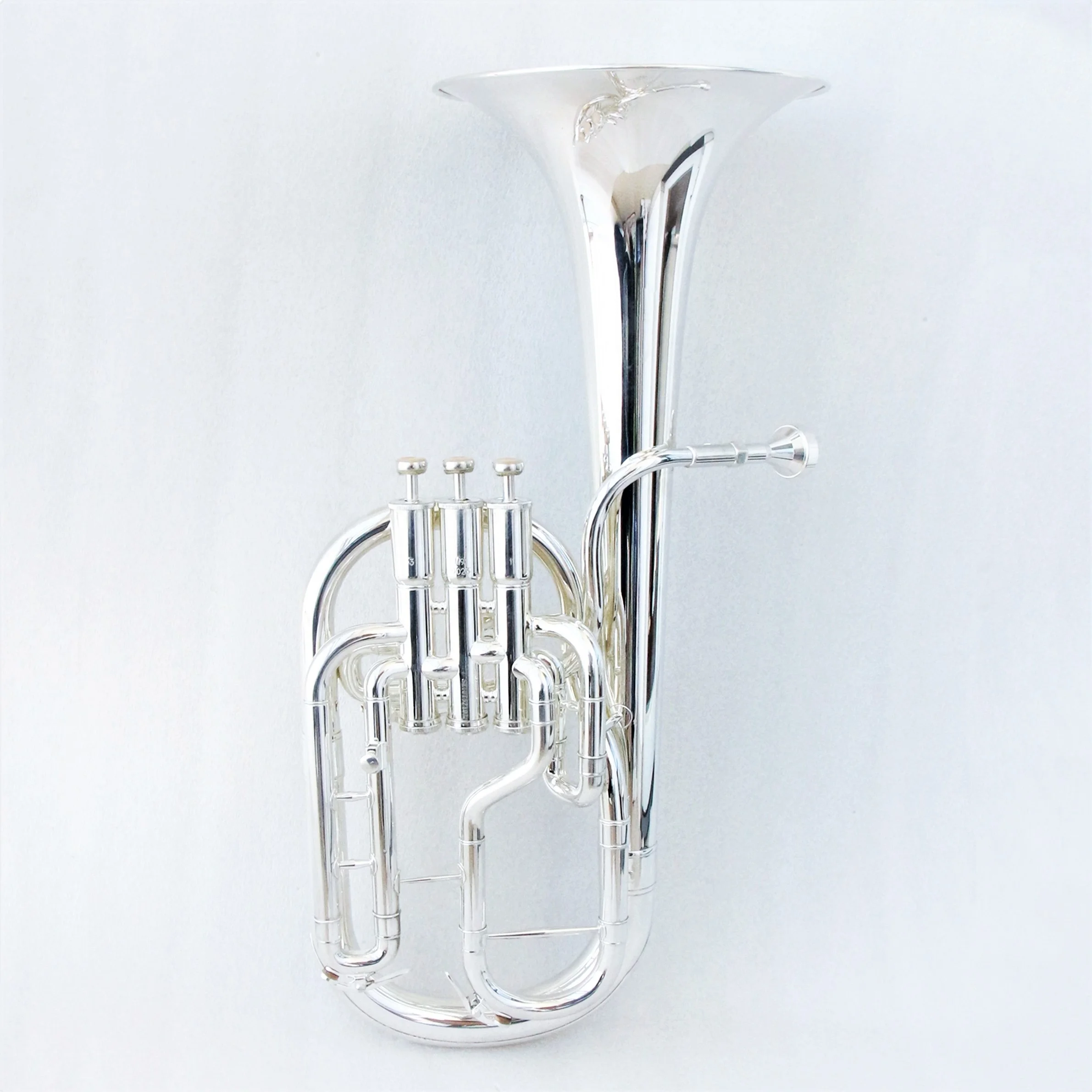 

Tenor Horn In Eb Best Quality Eb Alto Horn Copy Famous Brand Silver Plated Saxhorn