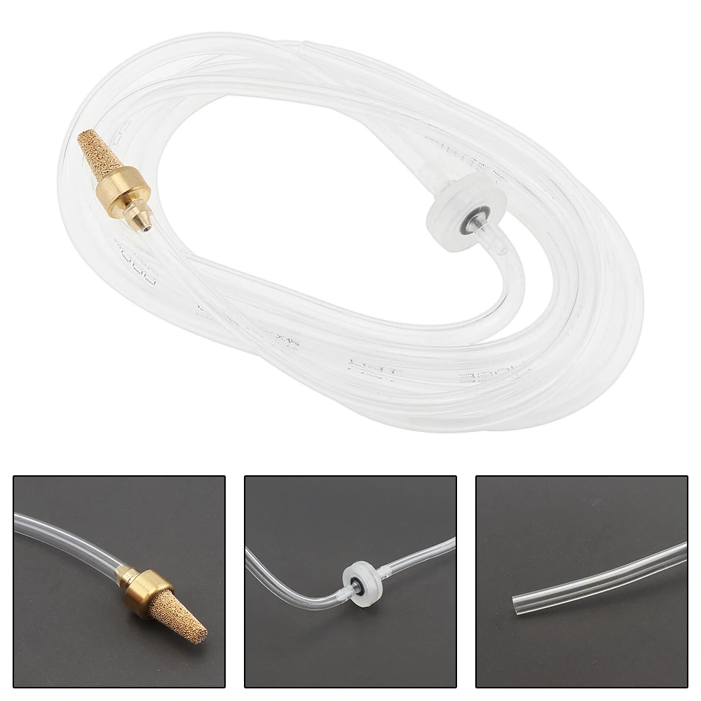 4mm Flexible Tube Transparent Water Inlet Pipe with Filter for Coolant Lubrication Spray System Flexible  Silicone Tube