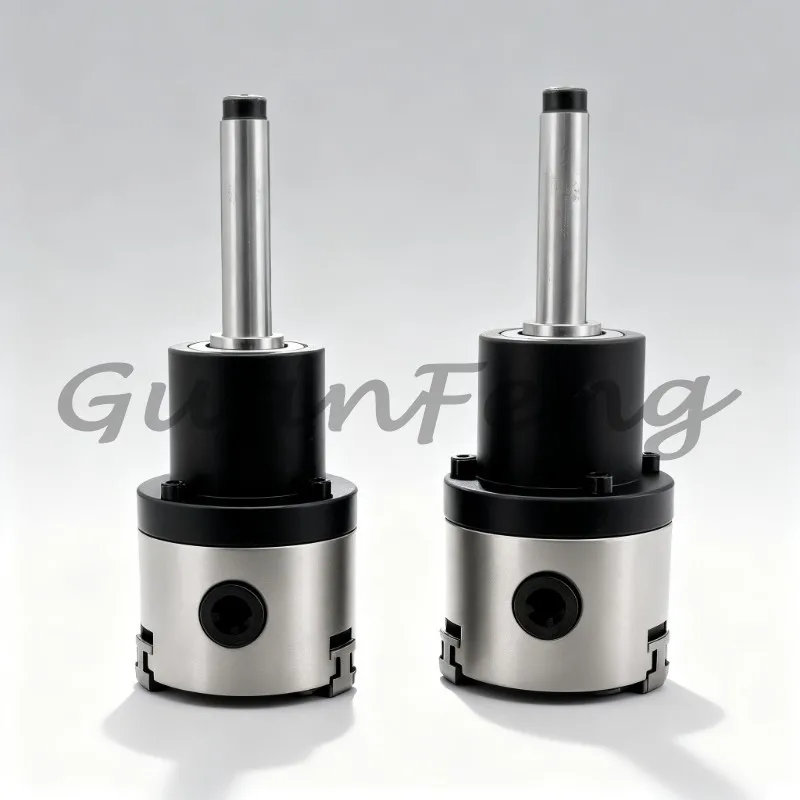 Taper Shank 3‑Jaw 4‑Jaw Lathe Chuck Flange, 100mm 125mm 160mm 200mm Jaw Chuck for Lathe Grinder Machine