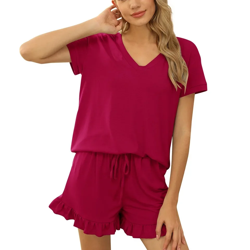 

2025 New Summer Sexy Shorts Top Two-Piece Set For Women Casual Solid Color Sports Sweatshirt Women Fashion Vacation Shorts Set