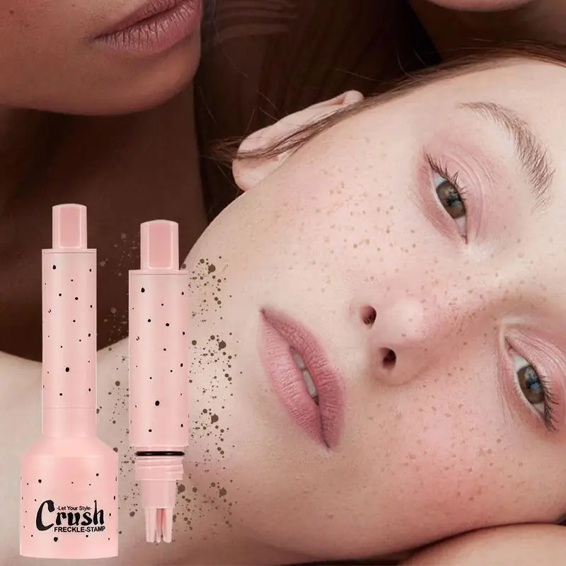 Faux Freckles Stamp Quick-Dry Gentle Fake Freckles Pen Non-irritating Makeup Tool for Beginners Enthusiasts Professionals Women