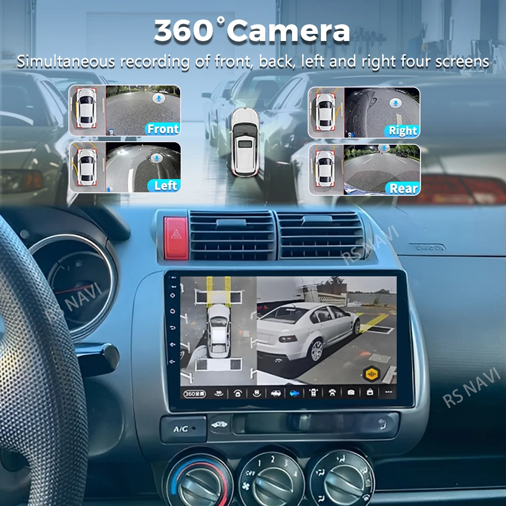 Android 16 2K QLED For Honda Jazz 1 GD 2001 - 2008 Fit 2001-2009 Car Radio Multimedia Video Player GPS Stereo CarPlay Head Unit - view 3