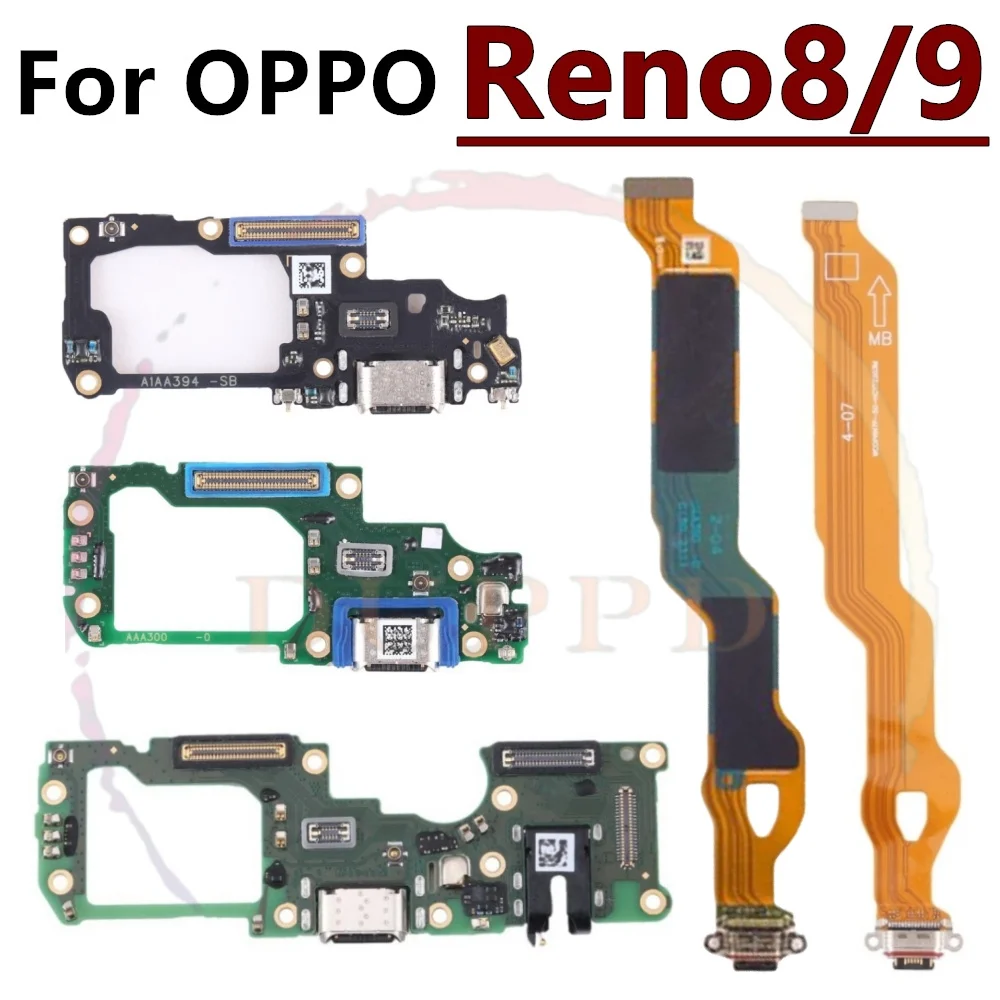 Original USB Charger Dock Board For OPPO Reno8 Pro+ Reno9 Pro+ Reno8 Lite Reno8 Z USB Charging Jack Port Connector Flex Cable