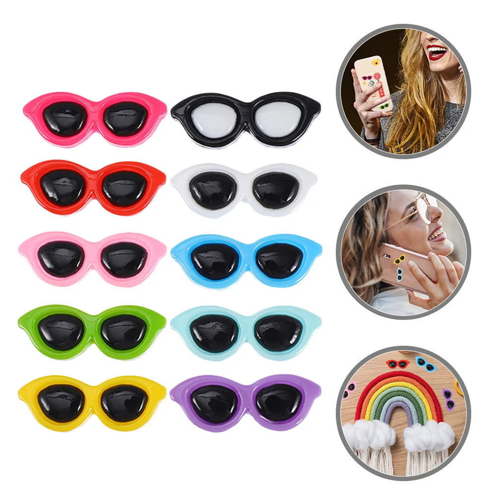 

20Pcs Half Round Glasses Flatback Resin Charms Mini Colorful Decorations for DIY Hair Clips Scrapbook Phone Case Crafts
