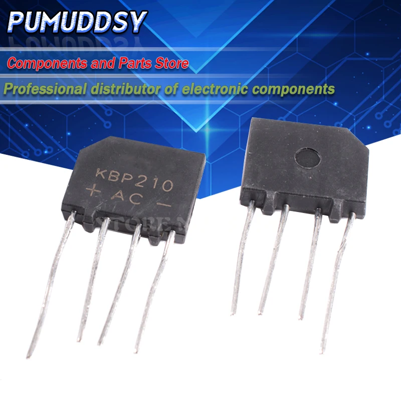 10PCS KBP210 2A ZIP…