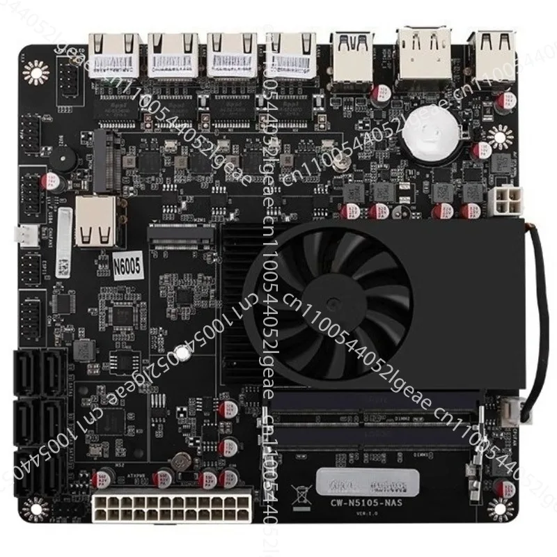 

N6005 six disk position 6 SATA3.0 main board four network NAS single main board (with baffle)