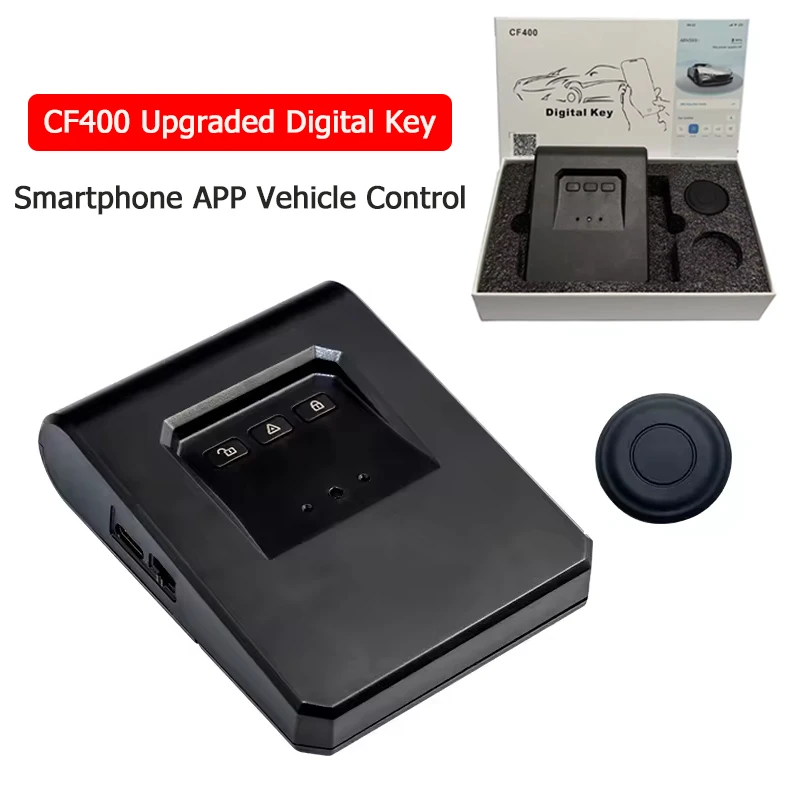 CF400 Upgraded Digital Key Smartphone APP Controlled Remote Startup Locating Compatible With All Cars That Have One-click Start