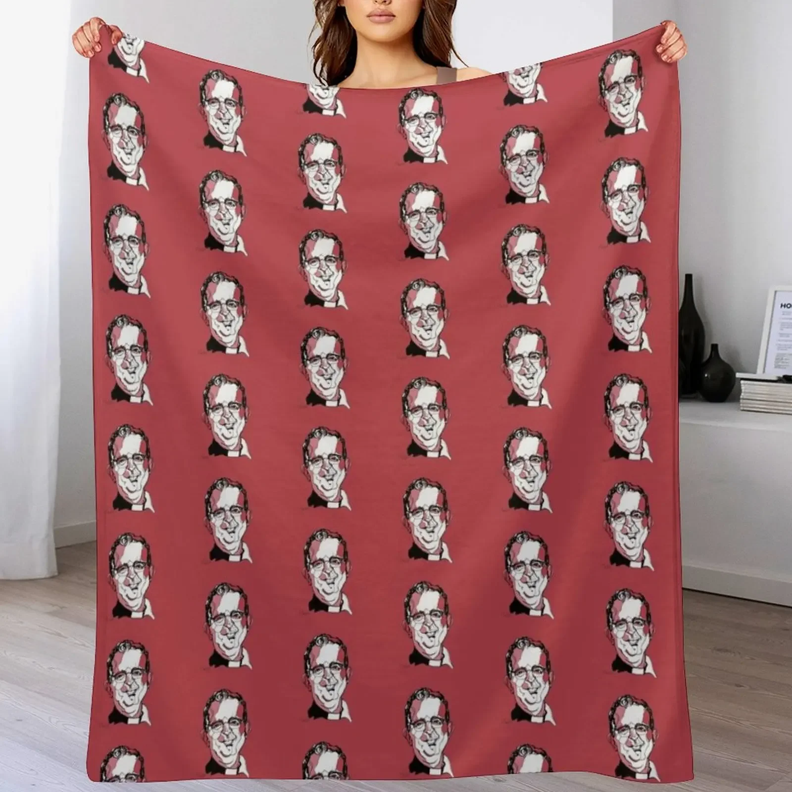 

Reverend Richard Coles Throw Blanket wednesday Luxury Thicken Hairys Plaid on the sofa Blankets