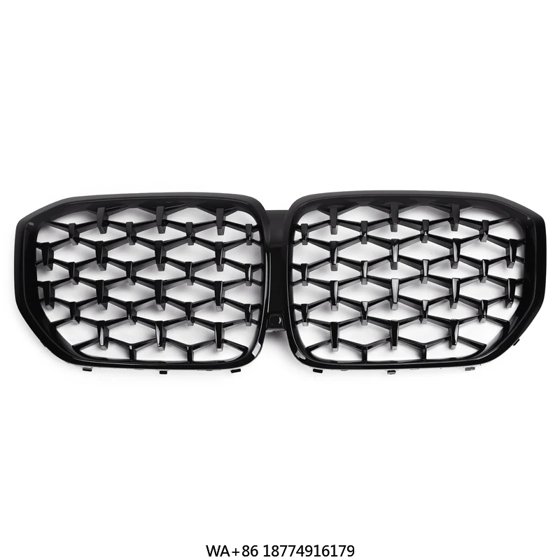 

Высокое качество ABS глянцевый черный ille подходит для X5 G05 2019 + ромбовидный стиль авто передний бампер ill