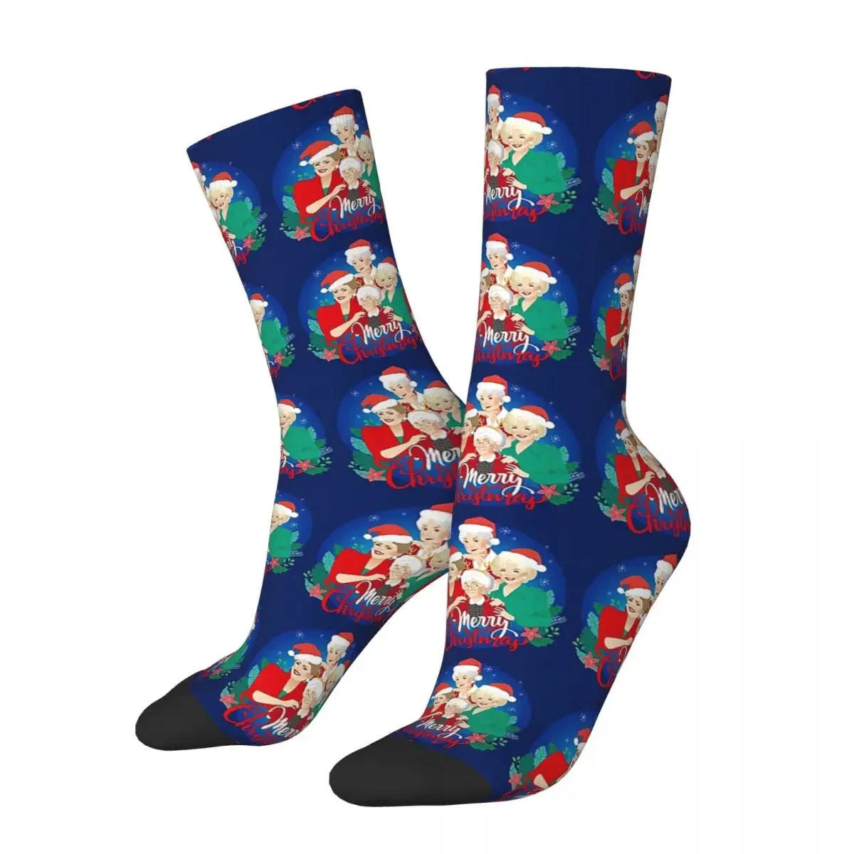 Calcetines largos de Navidad para niñas, medias de alta calidad Harajuku para todas las estaciones, accesorios para regalos Unisex