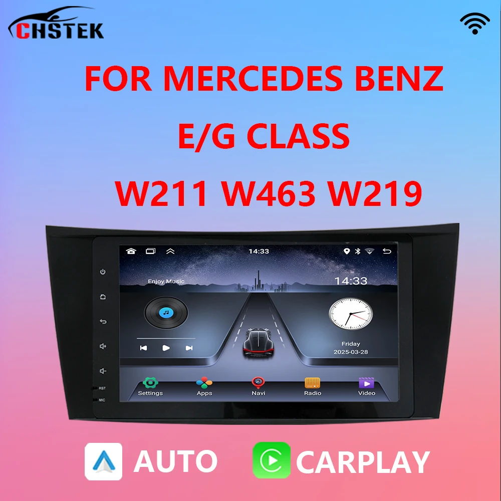 

CHSTEK Car Radio Multimedia Carplay For Mercedes Benz E/G Class W211 W463 W219 E200 C219 E500 Navigation Bluetooth Android WIFI