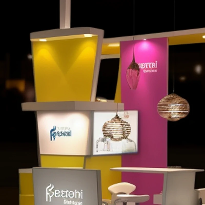 وحدات الطابق الدائمة Led الخلفية التوتر النسيج الحديثة معرض ضوء صندوق 10X10 عرض كشك التجارة