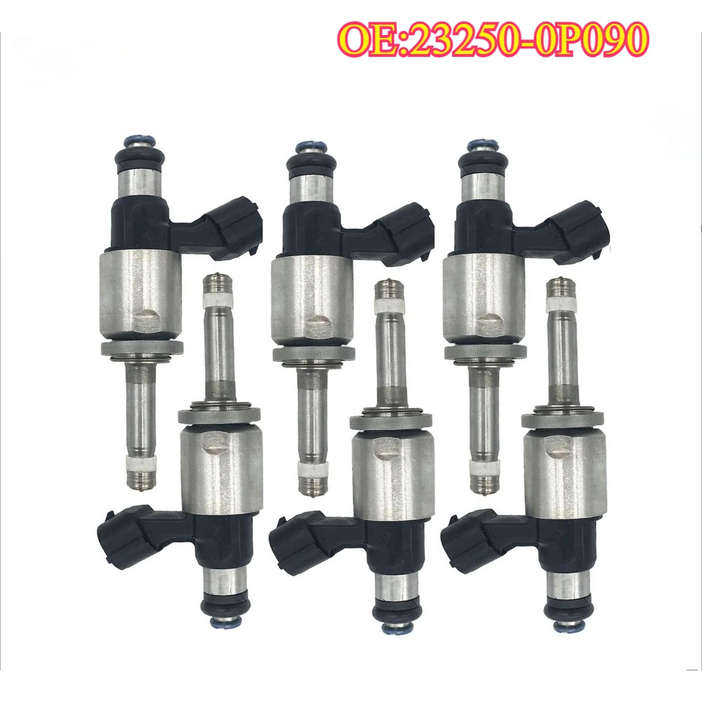 

High Quality New For 23250-0P090 1/3/6PCS Fuel Injector Suitable for Toyota Highlander Sienna Tacoma 3.5L 17-19