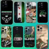 Syrian Syria Flag Phone Case For Iphone 16 15 11 13 14 Pro Max 7 8 Plus X Xr Xs Max 12mini Cover Case