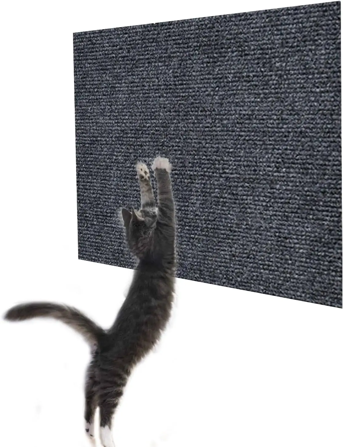 Grey Anti Cat Scratch Sofa Cats Scratch Board 30CM Sofa Protection Paws Sharpen Trimmable Self-adhesive Carpet Cats Toys