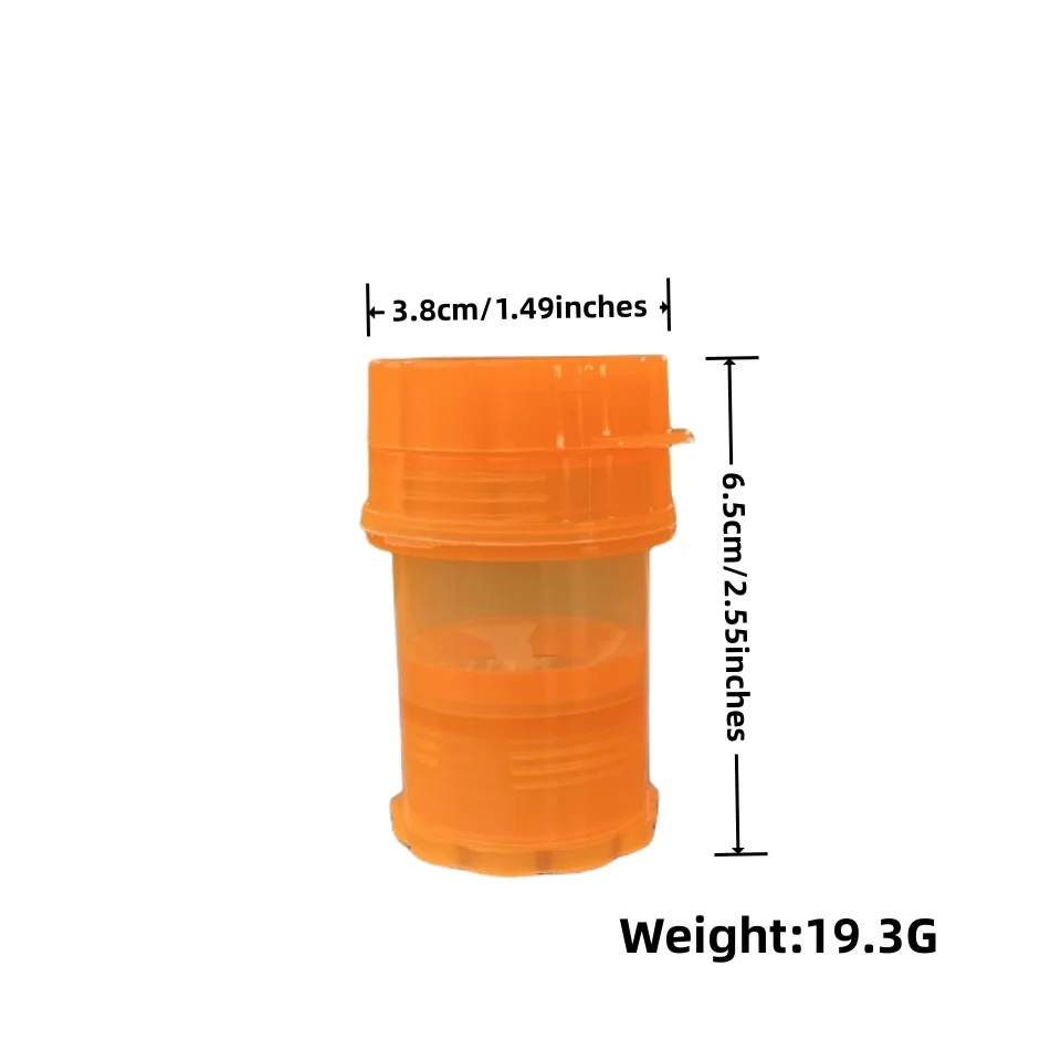 2 in 1 Multifunction Plastic Spice Mill with Storage Smoking Pepper Grinder Home Supplies