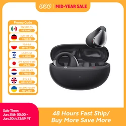 QCY Crossky C30 Auricolari con clip per orecchio Bluetooth 5.4 Auricolari sportivi TWS a orecchio aperto wireless Cuffie a doppia connessione