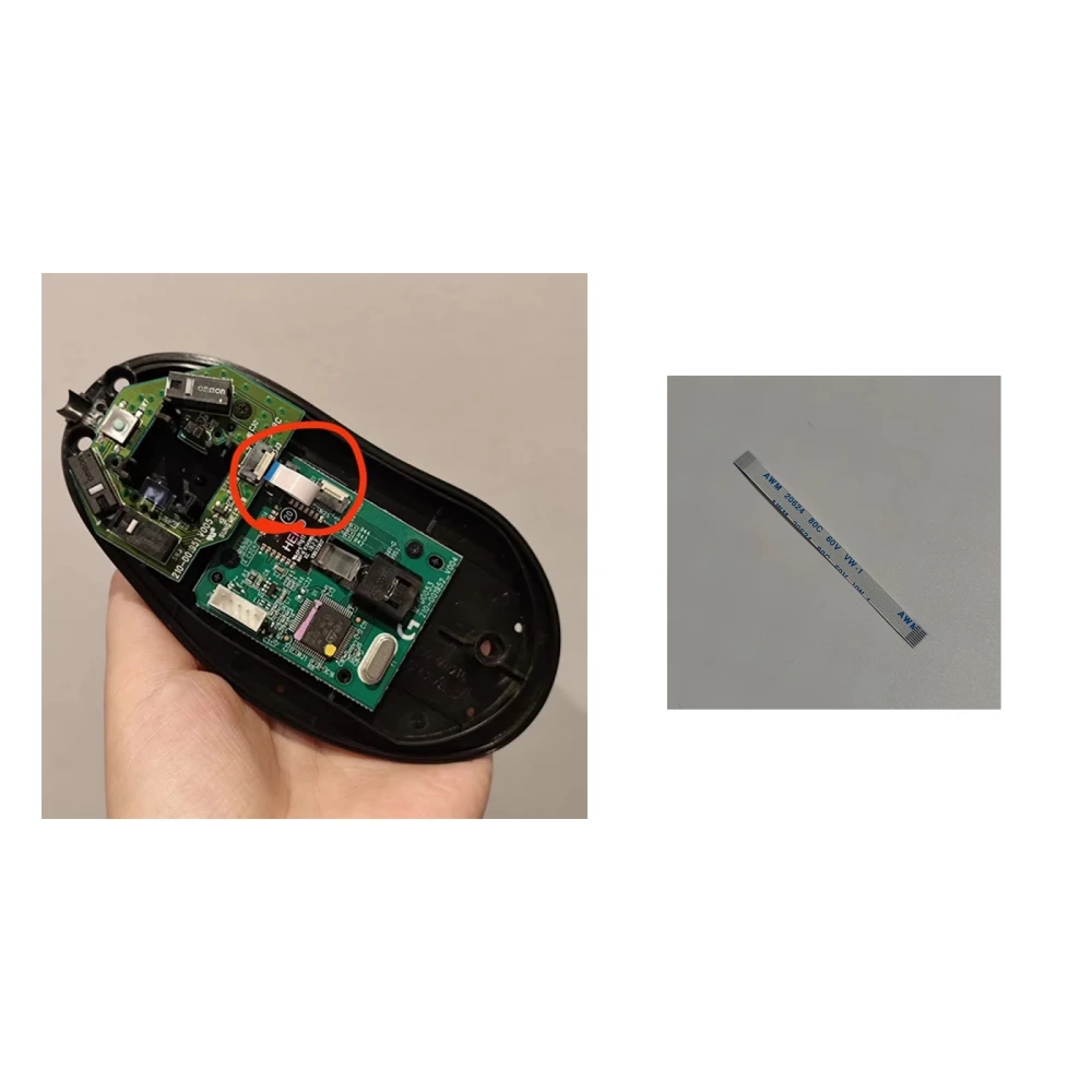 สายเคเบิ้ลมาเธอร์บอร์ดเมาส์สำหรับ Logitech MX518เมาส์อะไหล่ซ่อมแซมอุปกรณ์เสริม