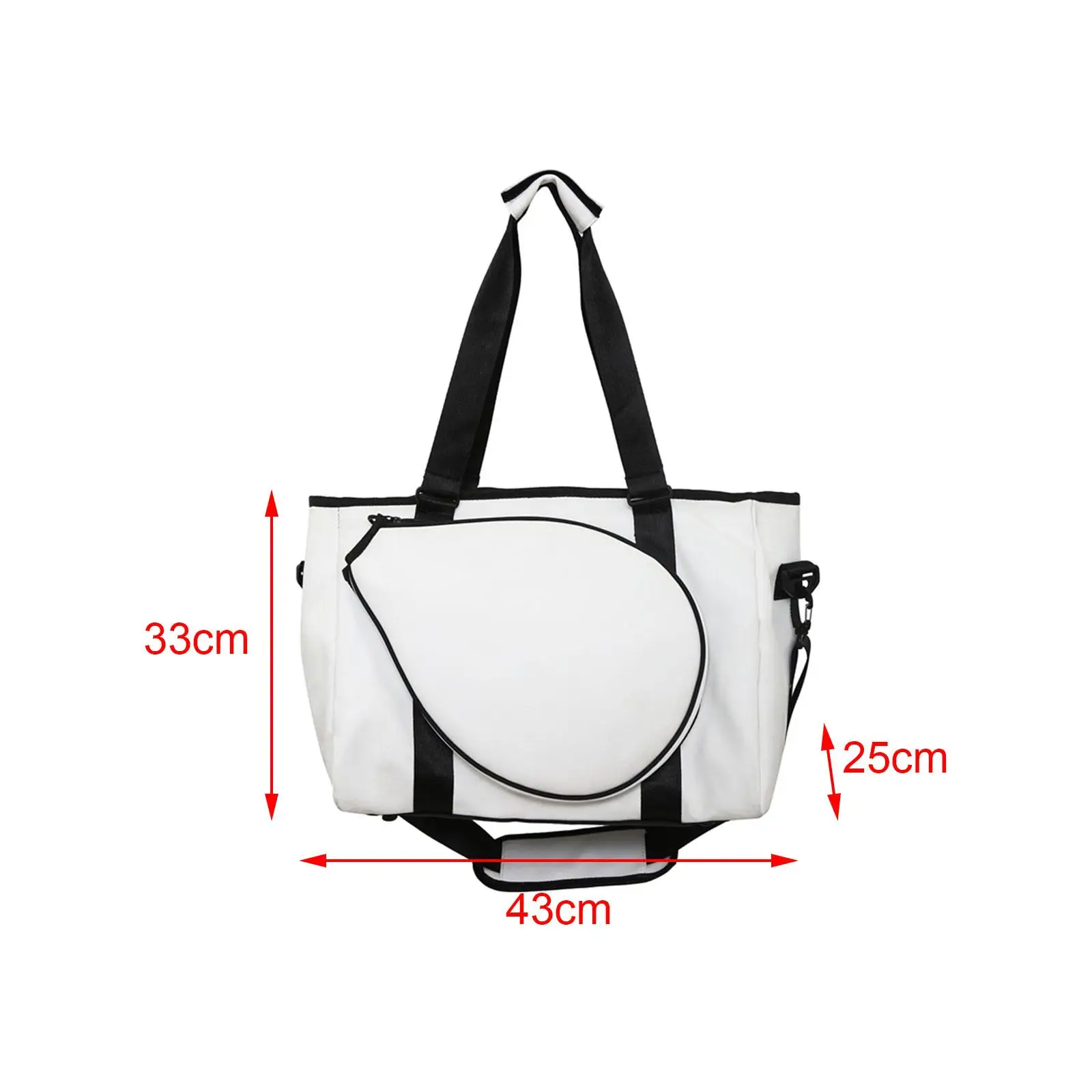 Tennis Shoulder Bag Handbag Tennis Tote Bag for Women Men for Pickleball Fitness Badminton Racquet Squash Racquets